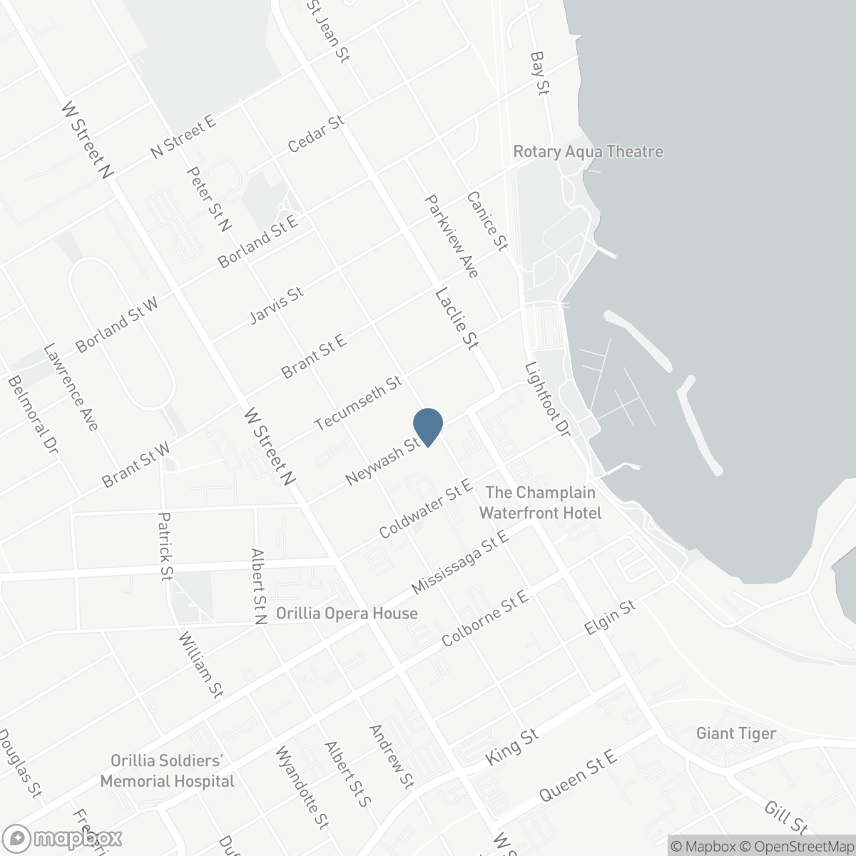 202 - 95 MATCHEDASH STREET N, Orillia, Ontario L3V 4T9